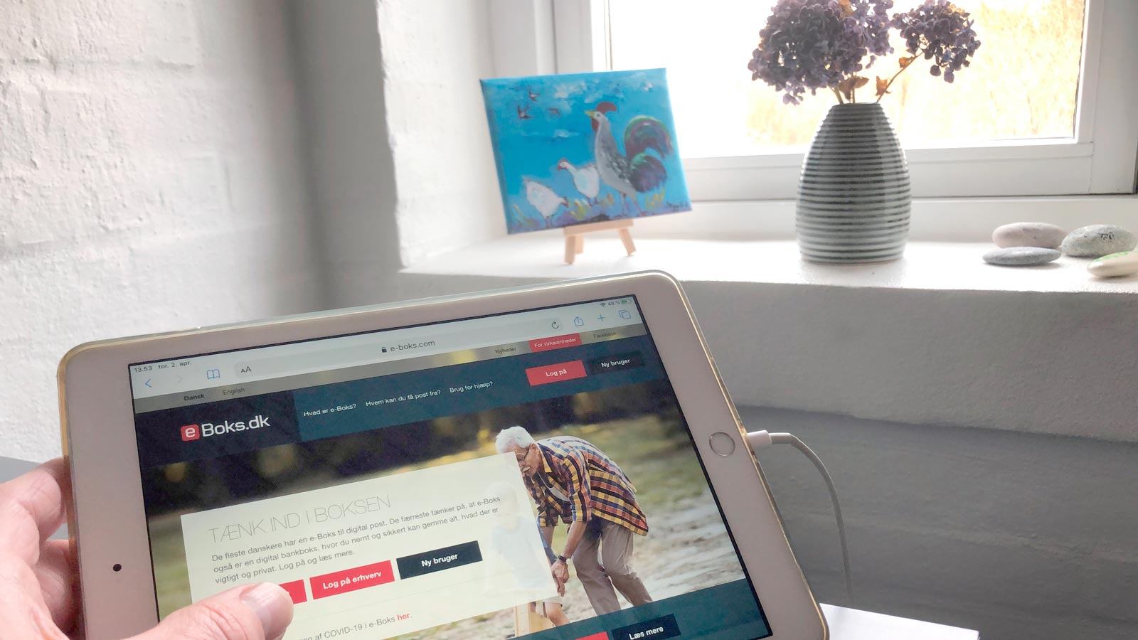 Tjek din e-boks direkte fra din tablet E-boks på din tablet
