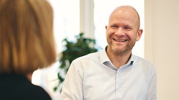 Erhvervsrådgiver smil