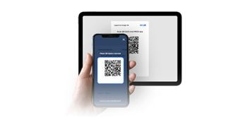 QR kode til godkendelse med MitID
