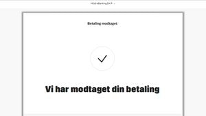 Modtaget betaling i Netbanken