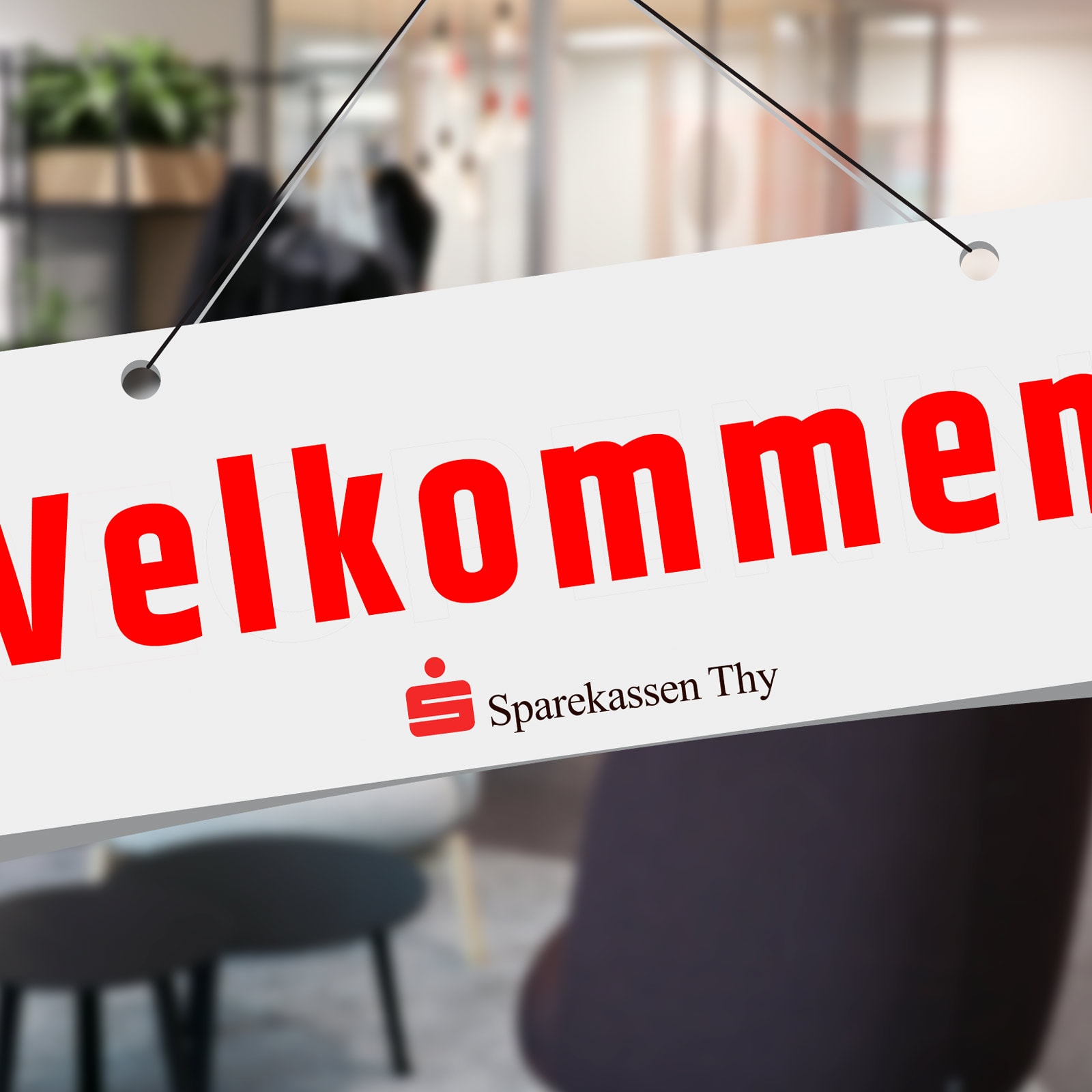 Skit med tekst velkommen