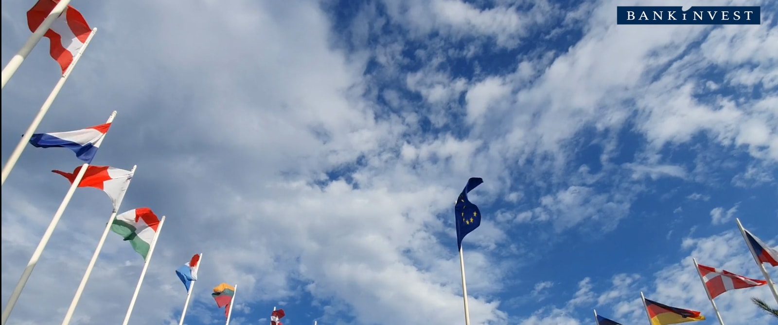 Flag EU himmel