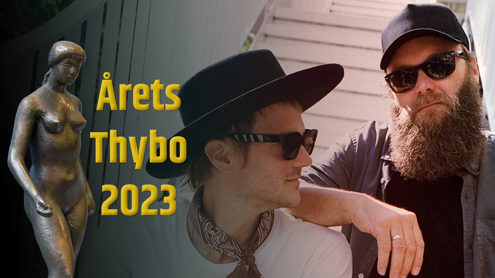 Prisen som Årets Thybo 2023 går til Jonah Blacksmith, Simon og Thomas Alstrup.