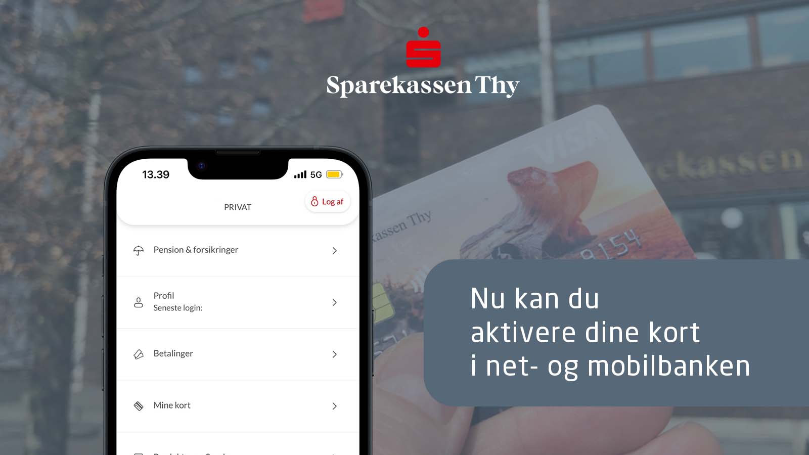 Kortaktivering Billede af mobil