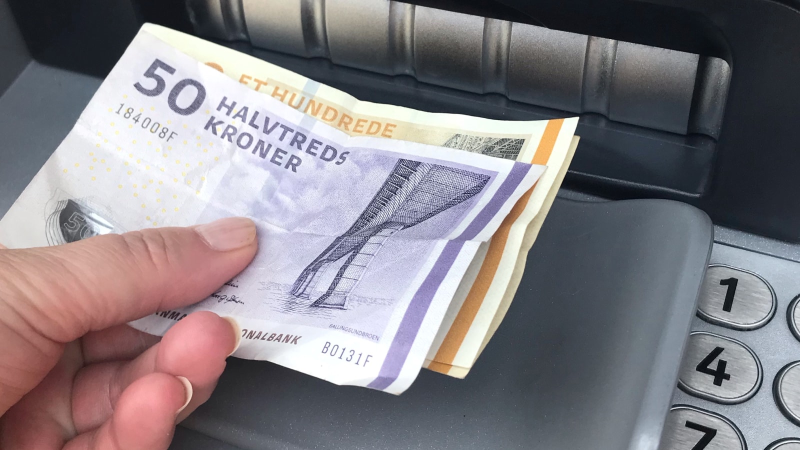 Limit for indbetaling af kontanter