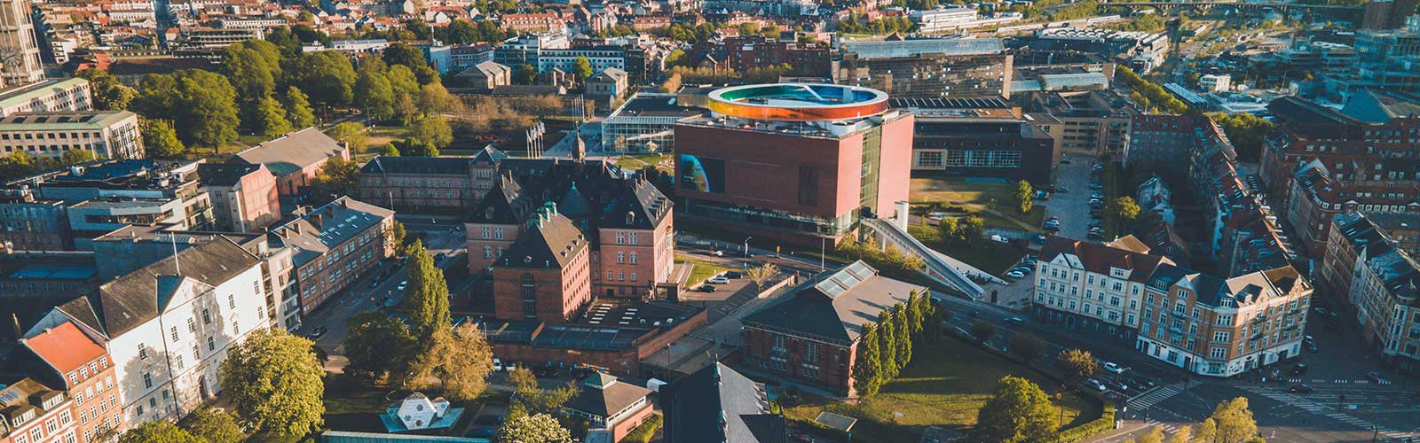 Aarhus set fra luften Aarhus set fra luften