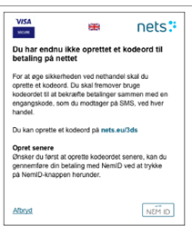 Nets opret kodeord