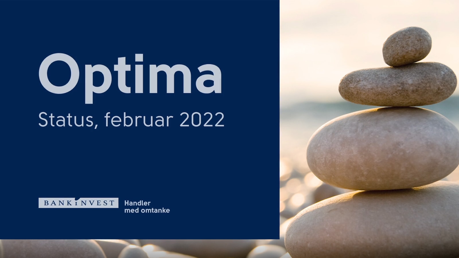 Optima logo, sten