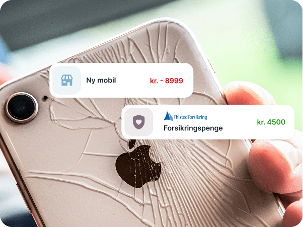 Ødelagt telefon